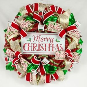 SOLD🎀Merry Christmas Wreath